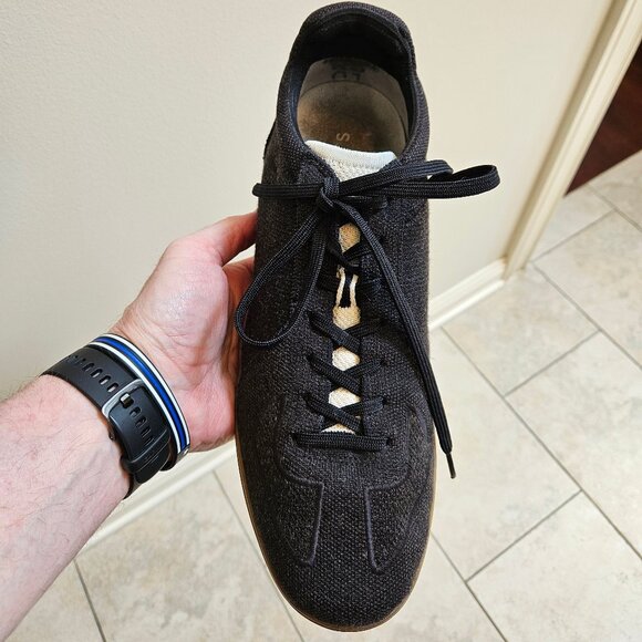 Rothy's Men's RS01 Sneakers, Charcoal Gray/Gum, Sz 13 - Picture 15 of 16